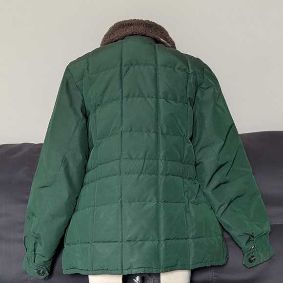 Vintage Eddie Bauer Goose Down Puffer Jacket with Sheerling Lining. - Picture 3 of 16